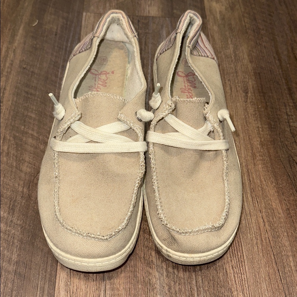 Jellypop Carter Slip On‎ Loafer Shoes Size 9 tan